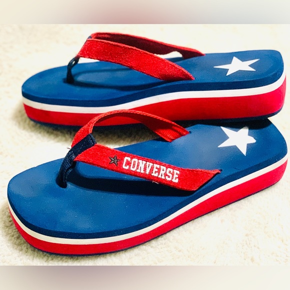 Converse Red white and blue unisex size 9 - Picture 7 of 10